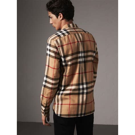 burberry shirt for man|Burberry flannel shirt men's.